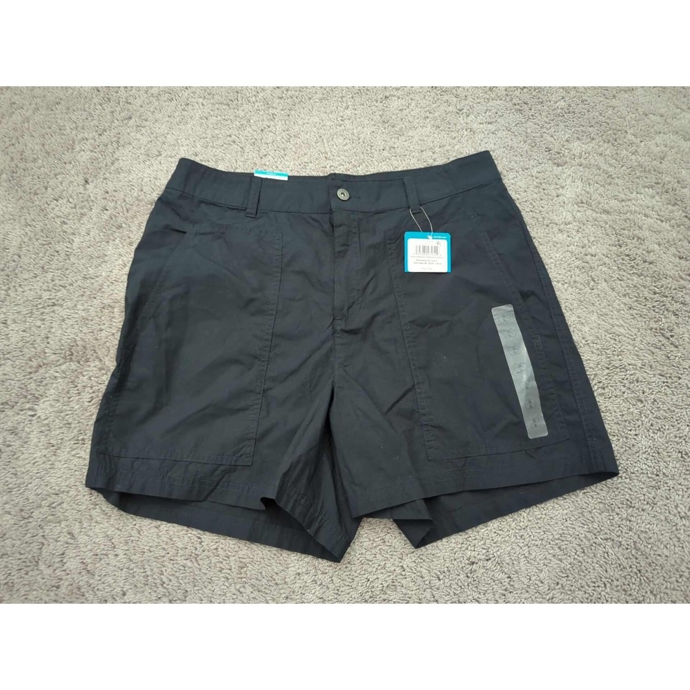 Columbia Shorts Womens 14 Short Black Regular Fit‎ Hiking Outdoor 5 Inch Inseam